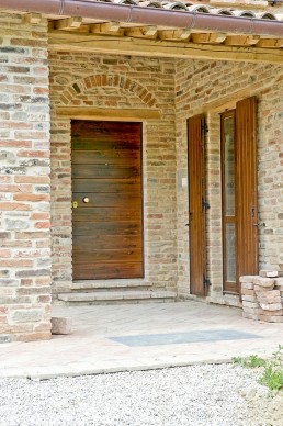 Portone ingresso in legno - Domosystem Pesaro